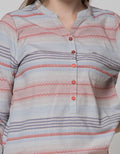 Triset Blouse Stripes Blouse Wanita