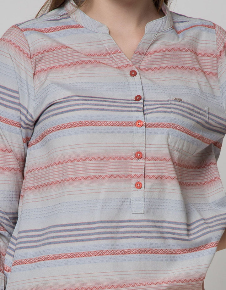 Triset Blouse Stripes Women's Blouse