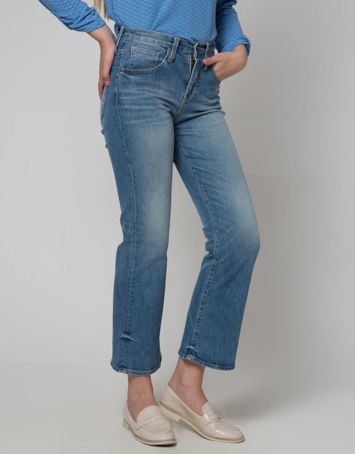 Triset Casual Denim Washed Women's Pants