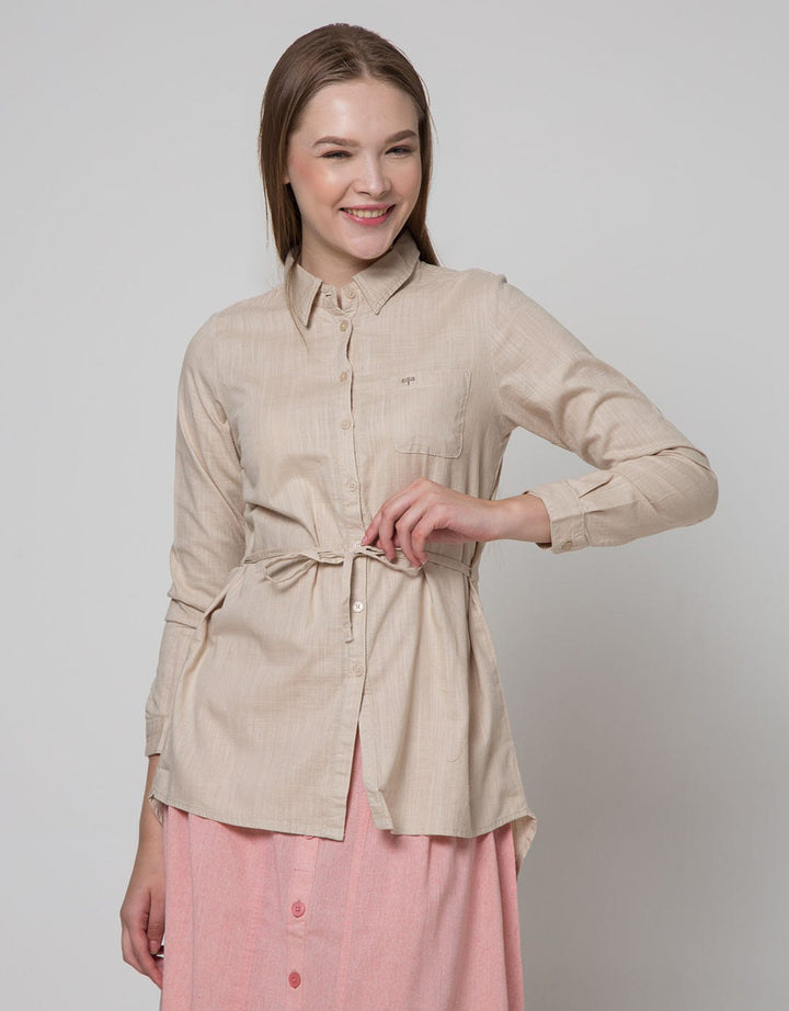 Triset Casual Waist Detail Women's Blouse