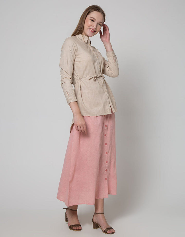 Triset Casual Waist Detail Women's Blouse
