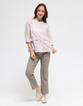 Triset Casual Double Pocket Blouse for Women