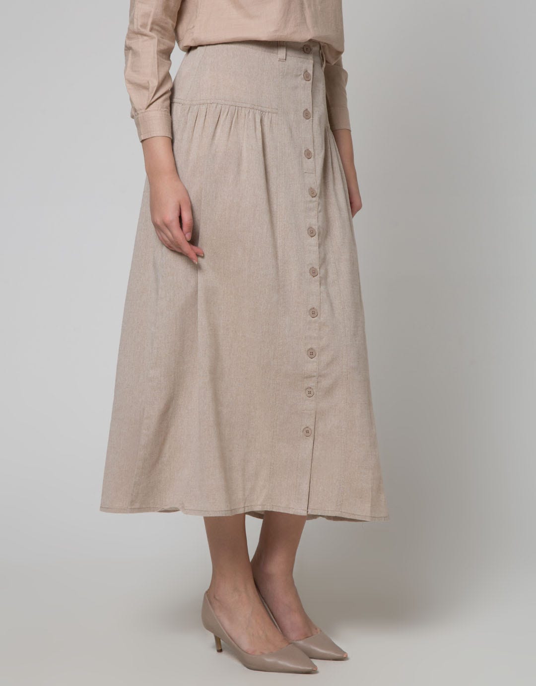 Triset Casual A Line Maxi Skirt Women
