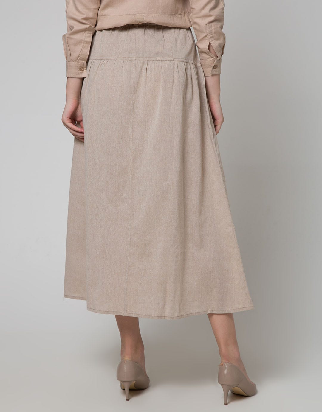Triset Casual A Line Maxi Skirt Women