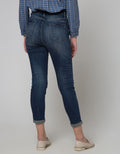 Triset Casual Denim Washed Celana Wanita