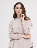 Triset Casual Drawstring Side Blouses