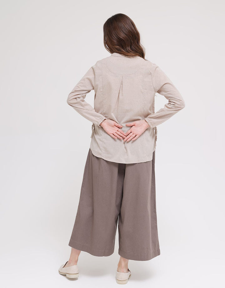 Triset Casual Drawstring Side Blouses