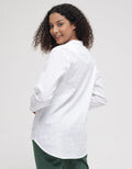 Triset V Neck Casual Blouse Wanita