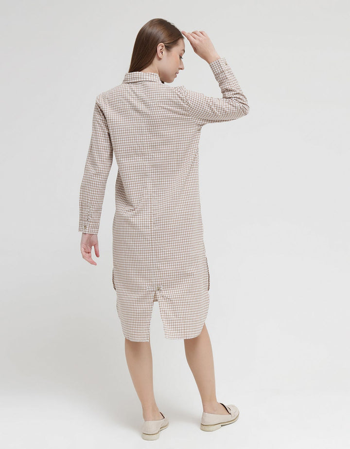 Triset Casual Blouse Print Check