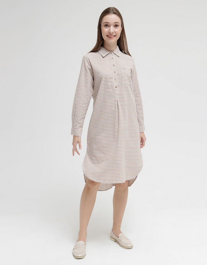 Triset Casual Blouse Print Check