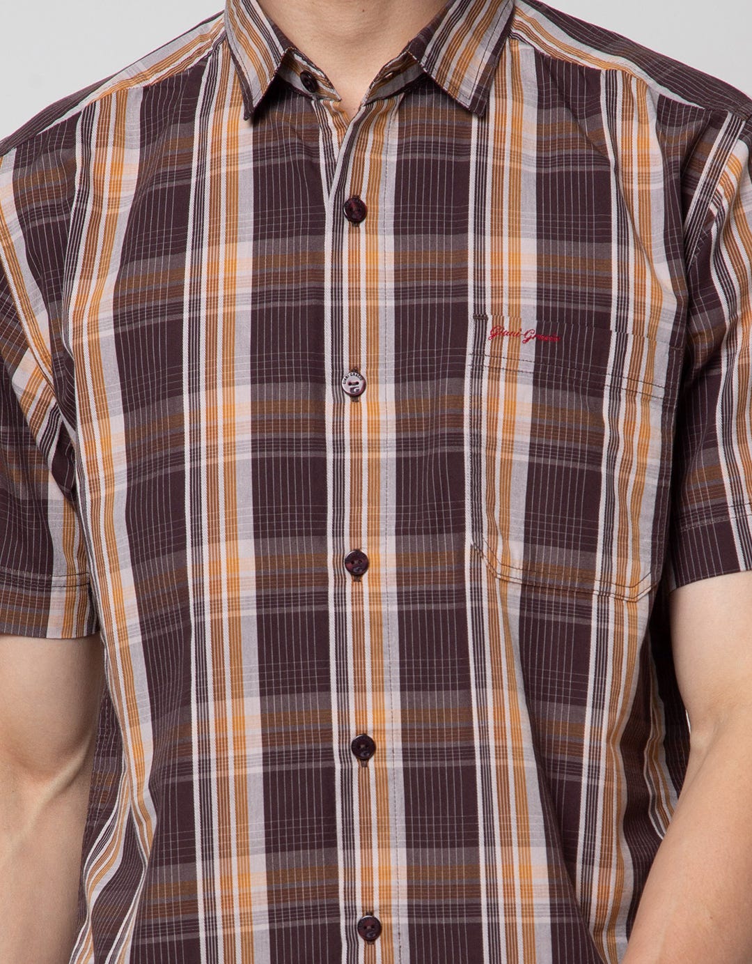 Giani Gracio Plaid Checks Men's Shirt