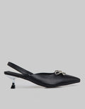 Details Ribbon Slingback Shoes Women
