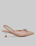 Details Ribbon Slingback Shoes Women