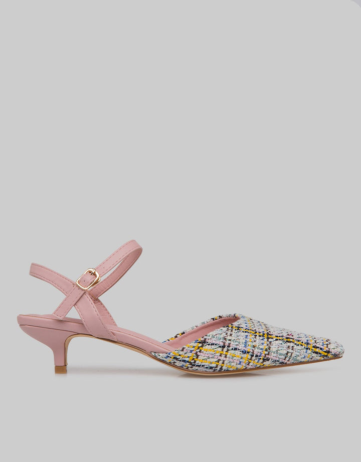 Details Knit Strap Women's Slingback Shoes