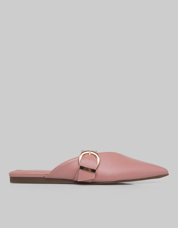 Details T-Bar Slip On Sandal Wanita