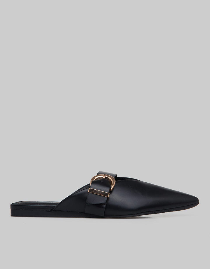 Details T-Bar Slip On Sandal Wanita
