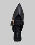 Details T-Bar Slip On Sandal Wanita