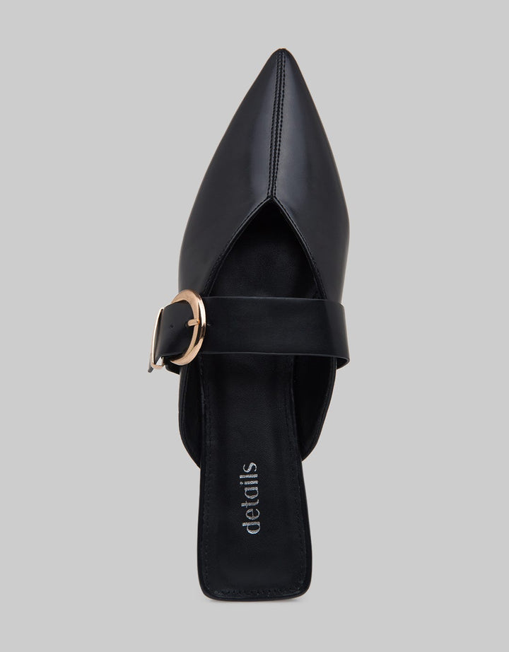 Details T-Bar Slip On Sandal Wanita
