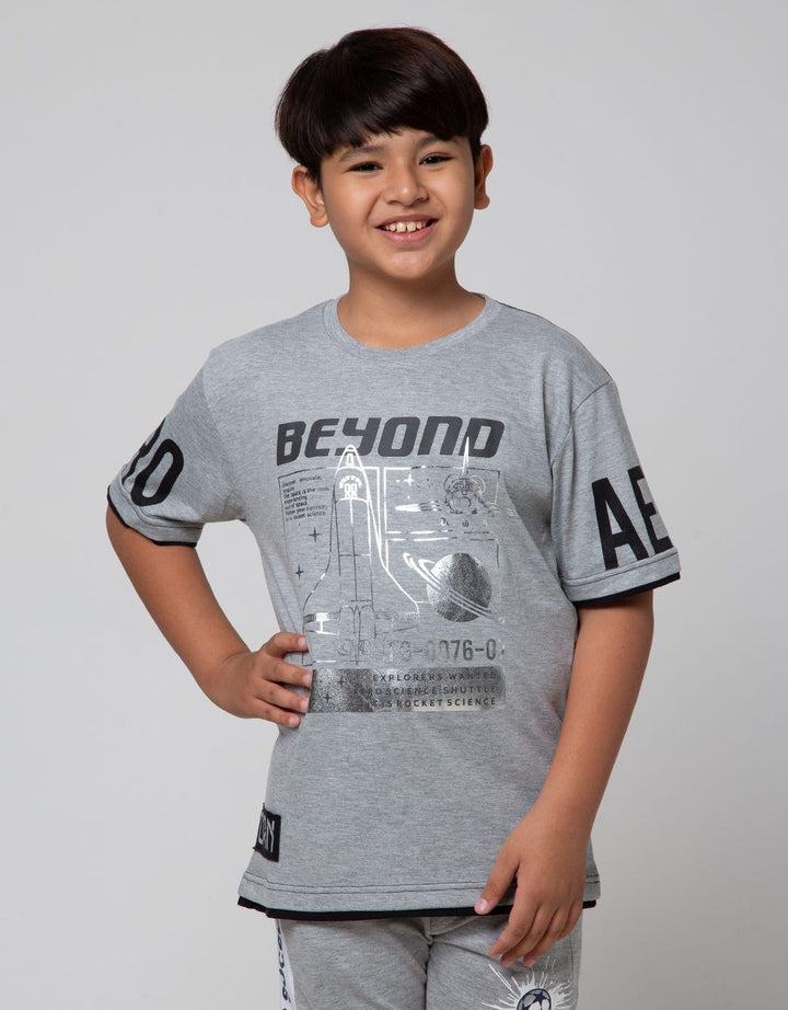 Aero Short Sleeve T-Shirt Aplikasi Foil Ar Beyond