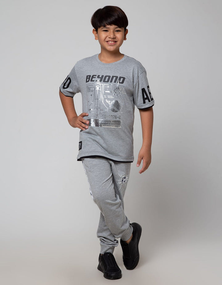 Aero Short Sleeve T-Shirt Aplikasi Foil Ar Beyond