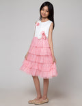 Sweet Miss Midi Dress Renda Dada With Bunga Sulur