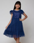 Sweet Miss Midi Dress Short Sleeve Tile With Mote Leher