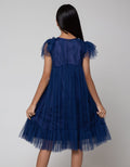 Sweet Miss Midi Dress Short Sleeve Tile With Mote Leher