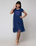 Sweet Miss Midi Dress Short Sleeve Tile With Mote Leher