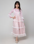 Sweet Miss Ls Midi Dress With Tile Tassels