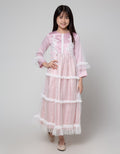 Sweet Miss Ls Midi Dress With Tile Tassels