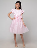 Sweet Miss Tile Ribbon Party Dress Anak Perempuan