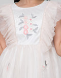 Sweet Miss Bordir Detail Dress Anak Perempuan