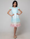 Sweet Miss Ruffle Lace Dress Anak Perempuan