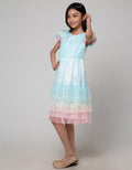 Sweet Miss Ruffle Lace Dress Anak Perempuan