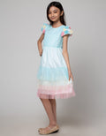Sweet Miss Ruffle Lace Dress Anak Perempuan