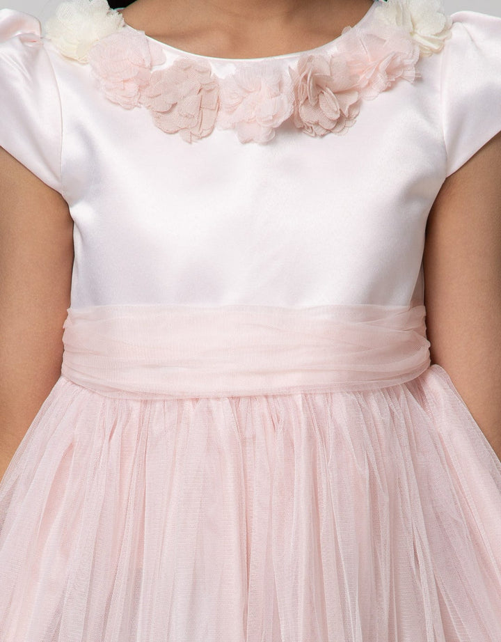 Sweet Miss Midi Dress Bunga Leher Belakang Big Bow