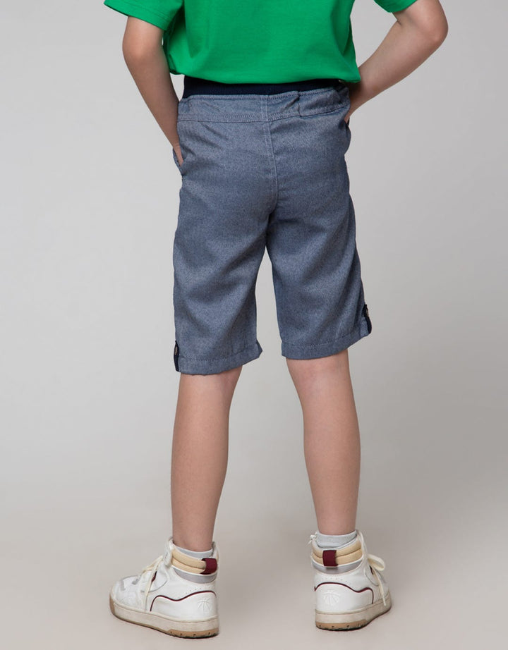 Little M Heringbone Boys Shorts