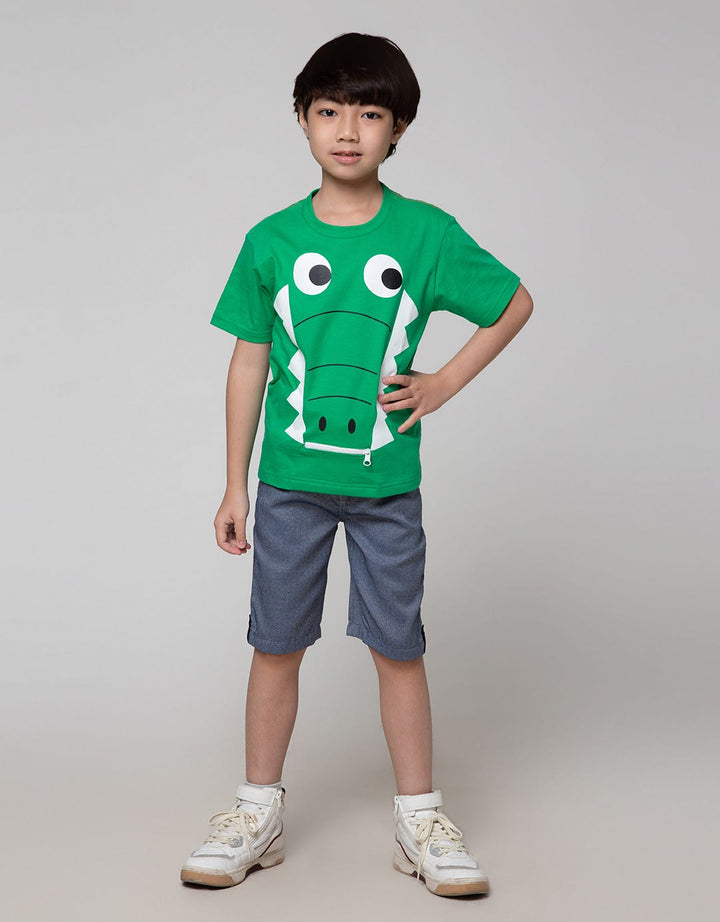 Little M Heringbone Boys Shorts