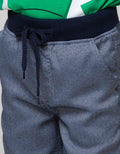 Little M Heringbone Boys Shorts