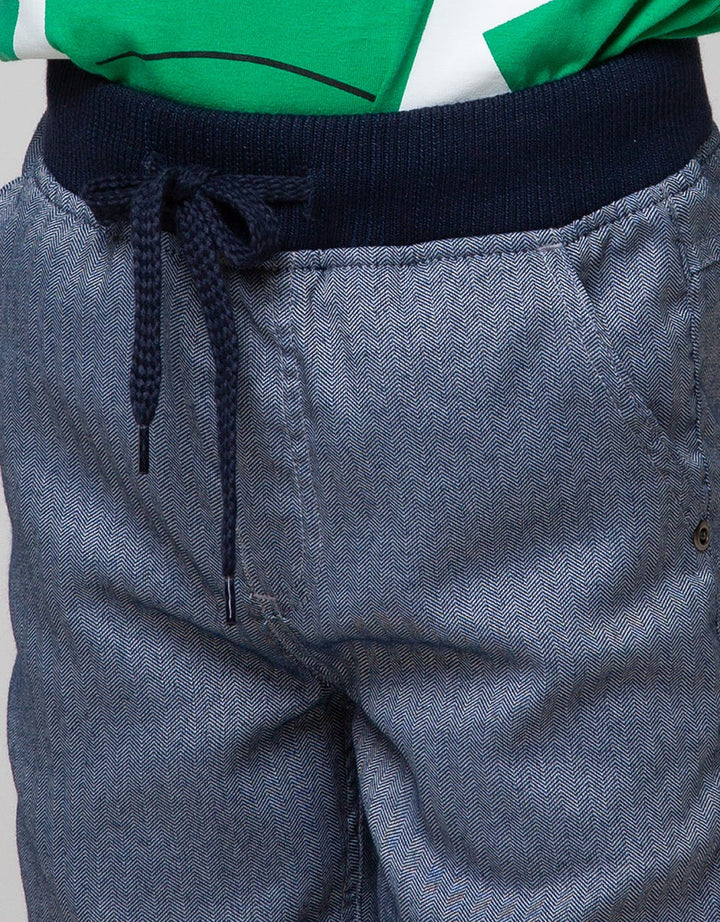 Little M Heringbone Boys Shorts