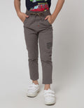 Little M Long Pants Reguler Rib Pinggang Dalam Salur