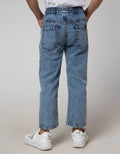 Little M Regular Rib Boys Denim Pants