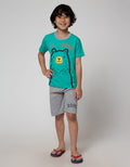 Little M Bear Face Set Pakaian Anak Laki-Laki