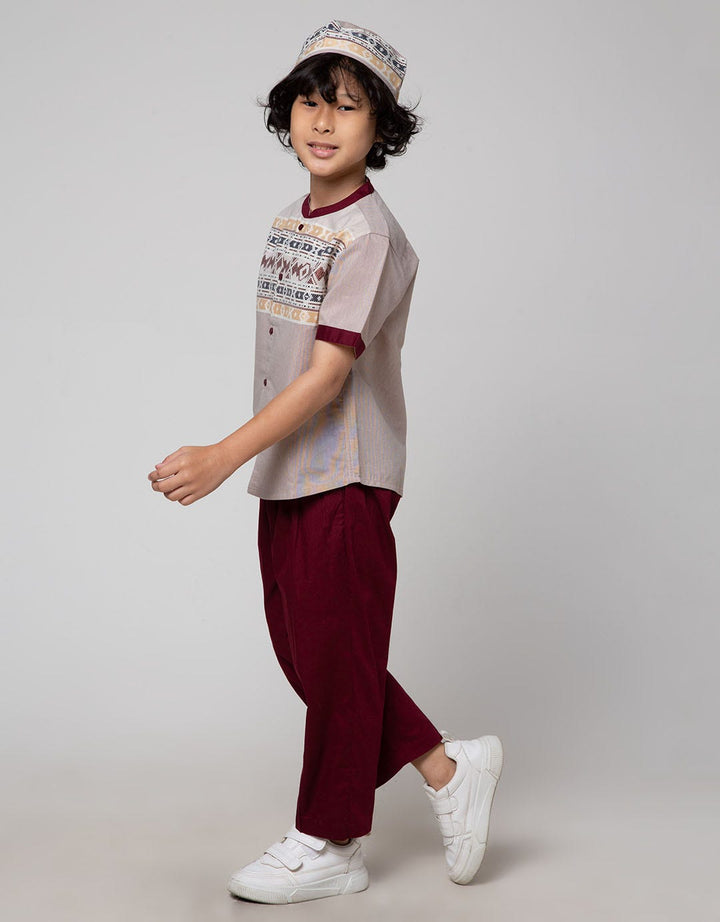 Little M Top - Bottom Set Seasonal Bamus Ulos