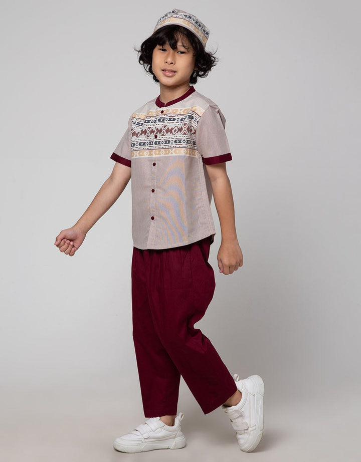 Little M Top - Bottom Set Seasonal Bamus Ulos