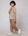 Little M Seasonal Top - Bottom Set Ulos Stripe
