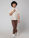 Little M Seasonal Top - Bottom Set Bamus Linen