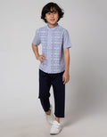 Little M Ulos Stripe Set Pakaian Muslim Anak Laki-Laki