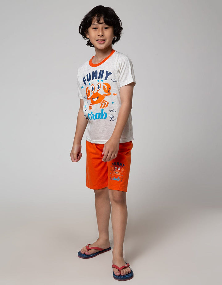 Little M Top-Bottom Set Cut N Sewn Animal T-Shirt
