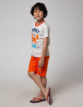 Little M Top-Bottom Set Cut N Sewn Animal T-Shirt